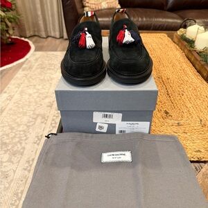 Thom Browne Black Loafers